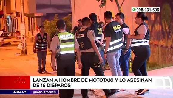Asesinan a mototaxista a 16 balazos