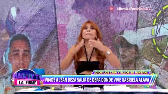 TROME | Jean Deza es captado saliendo de la casa de Gabriela Alava pese a escándalo en la calle