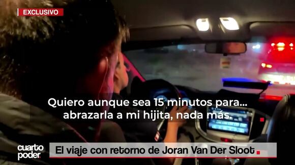 Joran Van Der Sloot cantando el himno en cuarto poder