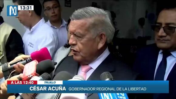TROME - César Acuña sobre su estatua: “Las personas deben ser reconocidas en vida, la retiraron por cambiarle el color”