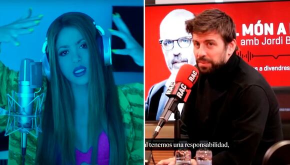 Pique se pronuncia sobre las canciones de Shakira