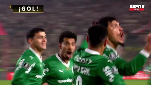 Gol de Gómez para el 1-0 de Palmeiras vs. Universitario | VIDEO: ESPN 2