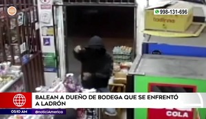 Dueño de bodega recibe disparo en el rostro tras frustrar robo