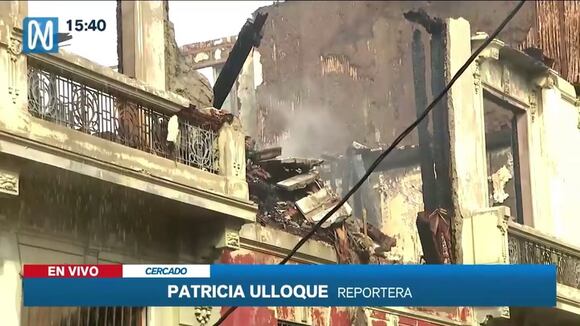 TROME | Incendio en casona cerca de la Plaza San Martín (Canal N)