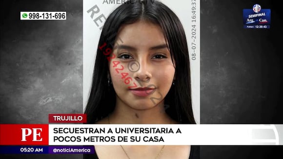 Universitaria es secuestrada en Trujillo