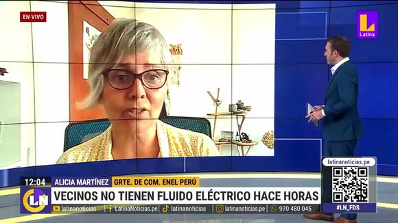 Declaraciones de gerente de Enel Perú