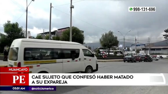Huancayo: Capturan a feminicida