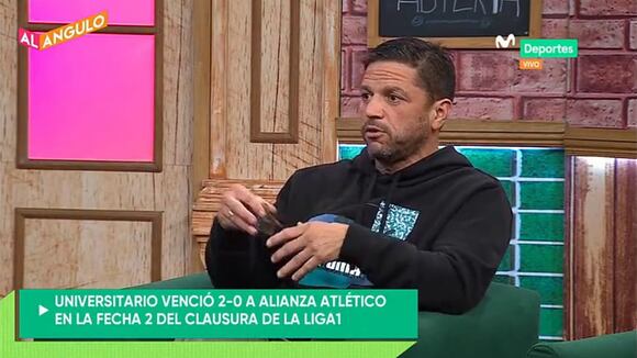 Pedro García se indignó por falta de Christian Cueva (@MovistarDeportes)