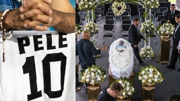 Último adiós a Pelé: fanáticos se despiden de la leyenda del fútbol en el estadio del Santos
