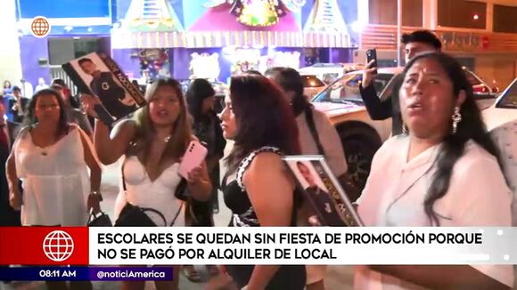 Escolares se quedan sin fiesta de promoción