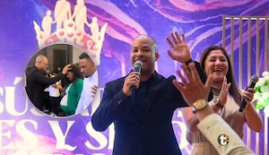 Alberto Rodríguez impacta como pastor, imponiendo manos y ‘hablando en lenguas’