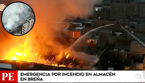 Breña: Incendio de madrugada en almacén