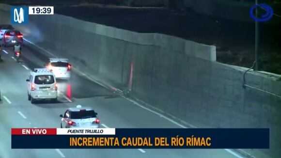 TROME - ¡Alerta! caudal del río Rímac se filtra en vía de Evitamiento