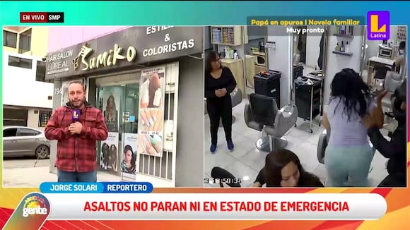 San Martín de Porres: robo a salón de belleza