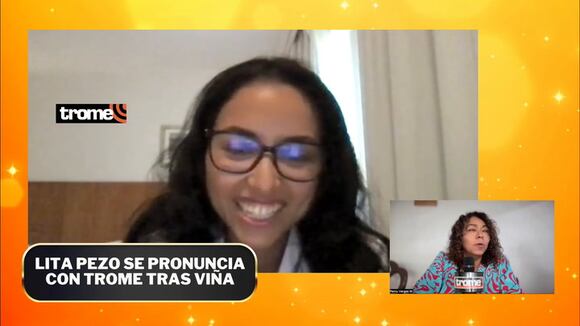 TROME | Lita Pezo se pronuncia con Trome - (Video: Carla Chevez - Percy Vargas)