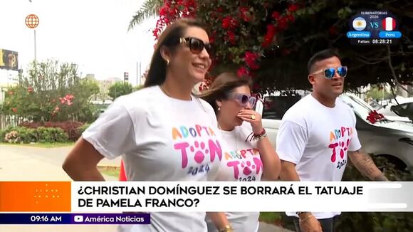 ¿Christian Domínguez se borrará tatuaje de Pamela Franco?