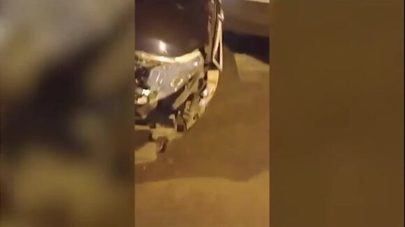 Martín Távara choca su vehículo en Surquillo