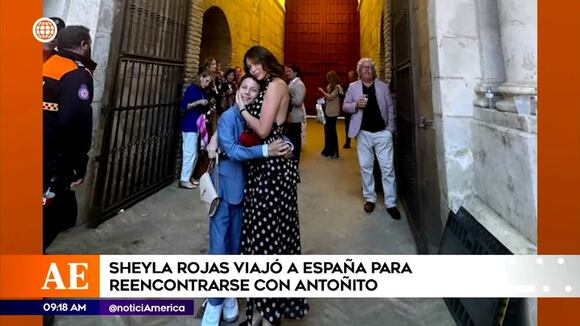 Sheyla Rojas y su reencuentro con su hijo