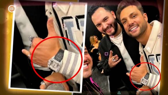 Nicola Porcella se luce con reloj Cartier valorizado en 80 mil dólares