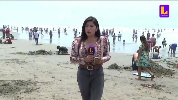 Ventanilla: Visitan playa no apta