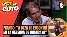 LA FE DE CUTO: Franco Navarro recuerda donde encontró a Jean Deza