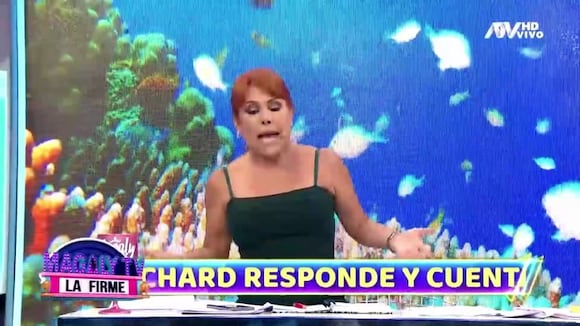 TROME | Magaly luego que Richard Acuña le pidió a su programa que muestre el material que envió: “No soy ‘chupe’ de nadie”