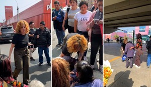 Johanna San Miguel aparentemente involucrada en accidente con una anciana en Surco