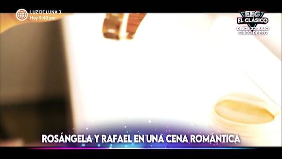 Rafael y Rosángela tienen la cena