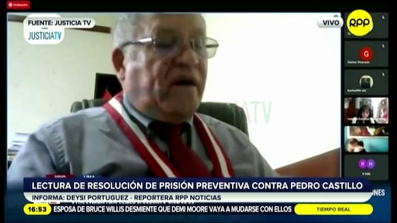 TROME - Pedro Castillo: Poder Judicial ordena 36 meses de prisión preventiva contra exmandatario