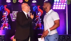 Mr. Peet pone nervioso a Giselo durante entrevista: “Tú haces que yo me levante con una sonrisa” | VIDEO