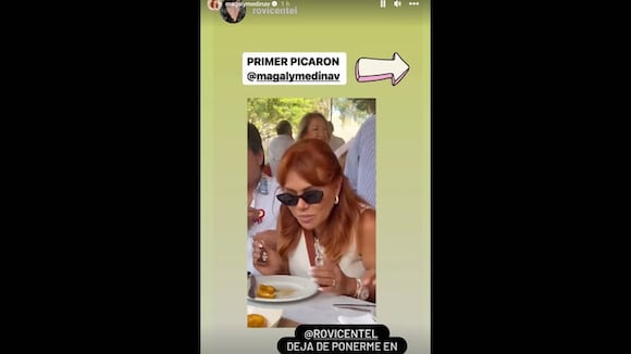 Magaly Medina come picarones