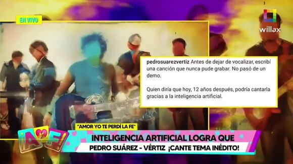 TROME - Pedro Suárez-Vértiz anuncia lanzamiento de canción inédita: “12 años después la canto gracias a la IA”