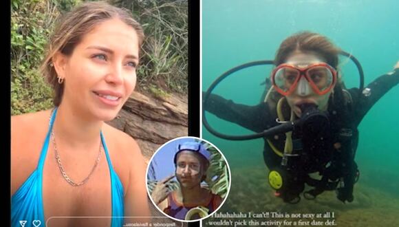 Flavia Laos de vacaciones en Brasil