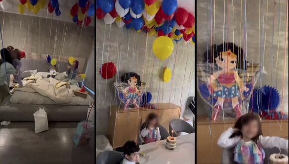 Korina Rivadeneira cumplió el sueño de su hija Lara por su cumpleaños