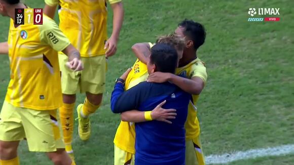 Cristhian Tizón metió un golazo para el 0-1 de Universitario vs Juan Pablo II. (Video: L1 Max)