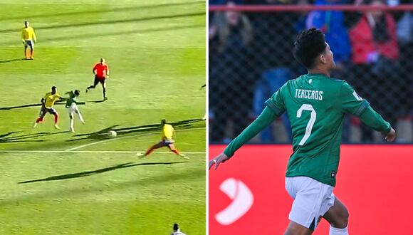 Así fue el golazo de Miguel Terceros en el triunfo 1-0 de Bolivia sobre Colombia por Eliminatorias