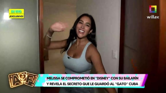 TROME - Melissa Paredes da detalles de su pedida de mano