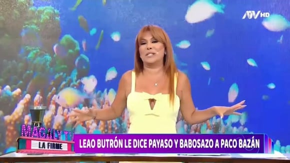 TROME | Magaly defiende a Paco de Leao Butrón