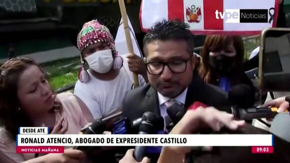 Roland Atencio, abogado de expresidente Castillo