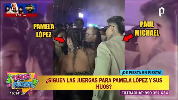 TROME | Pamela López y Paul Michael en concierto de Beéle (Todo se filtra)