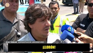 Gritan ‘llorón’ a Jean Ferrari cuando ofrecía declaraciones