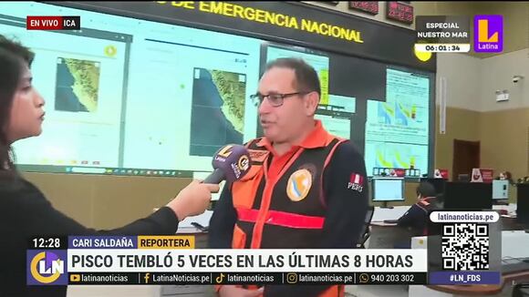 Pisco sufrió 5 temblores en las últimas horas