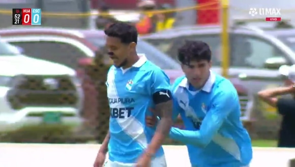 Penal fallado de Christofer Gonzales en Sporting Cristal vs Sport Huancayo | VIDEO: L1 MAX