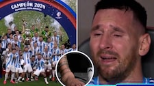 Lionel Messi: entre lágrimas y festejos levanta por segunda vez la Copa América
