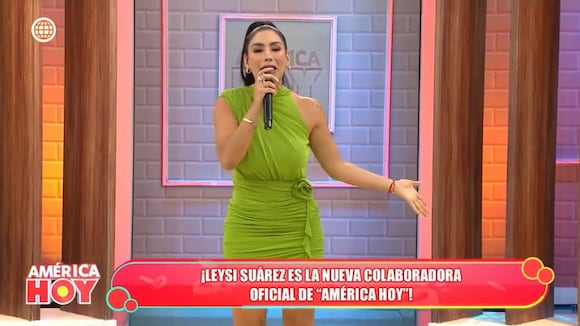 Leysi Suárez es la nueva conductora de América Hoy: "Es un sueño"
