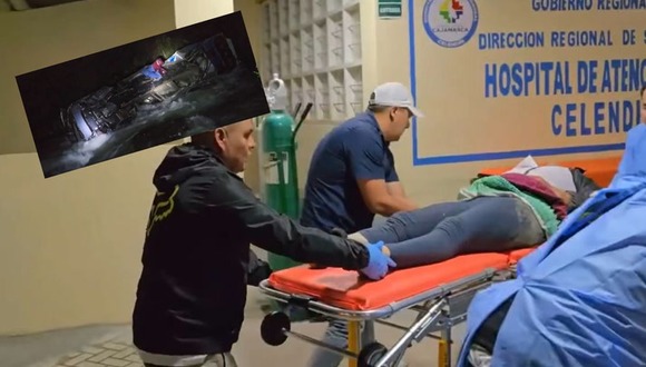 Cajamarca: Al menos 27 personas murieron al caer bus a abismo de 200 metros.