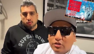 Jorge Luna y Ricardo Mendoza lanzan advertencia antes de show de Hablando Huev..... en Nueva York