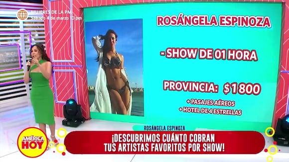 Janet revela cuánto cobraba por show