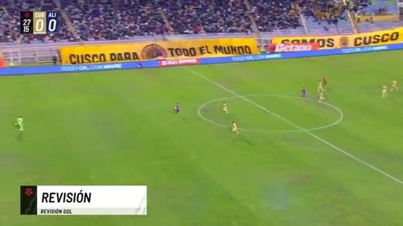 TROME | Gol anulado a Kevin Quevedo, tras revisión del VAR en el Alianza Lima vs. Cusco FC (L1 MAX)