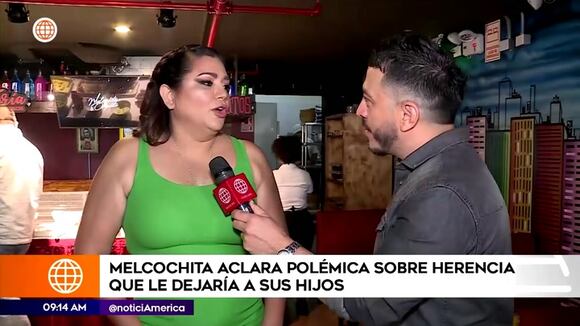 Melcochita responde a polémica sobre su herencia